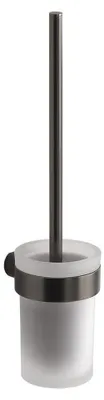 Productafbeelding van Gedy PIRENEI toiletborstel, hangend, melkglas, gunmetal