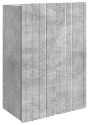 Produktbild von vidaXL Wandschrank Betongrau 66 x 34,5 x 92 cm Holzwerkstoff