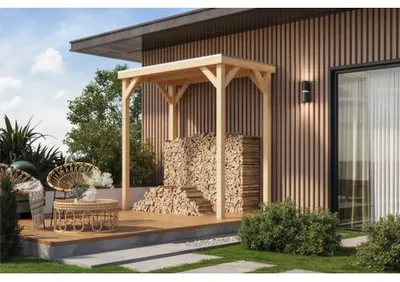 Produktbild von Pavillon Karibu Girona 242 x 135,5 cm natur