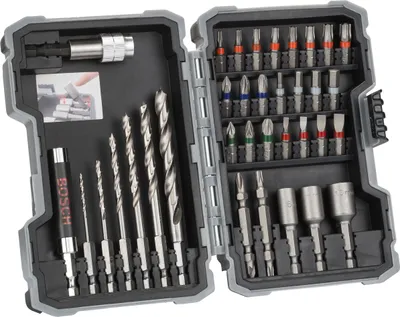 Produktbild von Bosch Bit- und Holzbohrer-Set 35tlg.