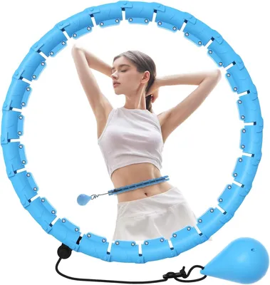 Produktbild von Hula-Hoop-Reifen, Smart Hoop Reifen, Gymnastikreifen, einstellbare Größe 66-120cm, für Gewichtsverlust, Fitness, Unterhaltun