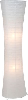 BRILLIANT Standleuchte Becca | moderne und dekorative Stehlampe | weiß | Metall/Papier | 2x E27 max. 40 W