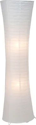 Produktbild von BRILLIANT Standleuchte Becca | moderne und dekorative Stehlampe | weiß | Metall/Papier | 2x E27 max. 40 W