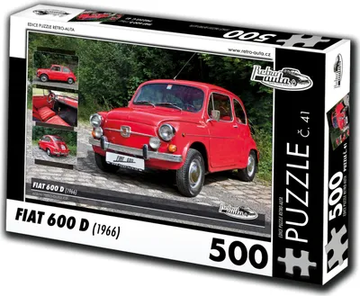 Image de RETRO-AUTA Puzzle n° 41 Fiat 600 D (1966) 500 pièces