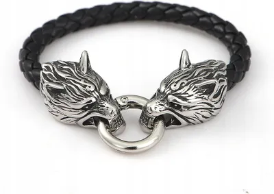 Immagine prodotto di Bracciale da uomo NORDIC VIKING WOLVES 356-B