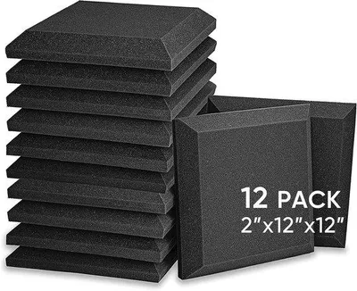 Produktbild von Geluidsabsorberende Wandpaneel 2" x 12" x 12" 12er Pack