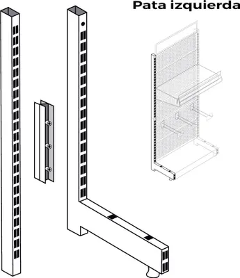 Produktbild von Linke Halterung für Modul 00030