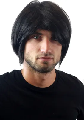 Produktbild von WIG ME UP Herrenperücke schwarz GFW895-1B