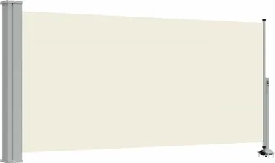 Produktbild von vidaXL Ausziehbare Seitenmarkise 120x300 cm Creme