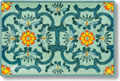 Zdjęcie produktu dla Talerz/taca Excelsa Trinacria ceramiczna 30x20 cm kolorowa