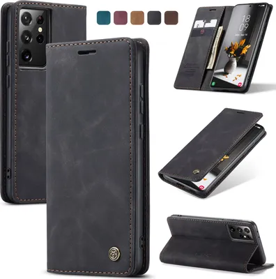 Obrázek produktu pro Pouzdro na mobilní telefon Samsung Galaxy S21 Ultra Flipové pouzdro Black