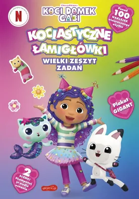 Image de Koci Domek Gabi. Kociastyczne łamigłówki. Wielki zeszyt zadań
