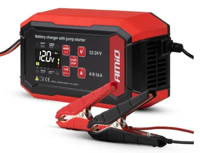 Produktbild von AMiO Autobatterie Ladegerät Batterieladegerät für KFZ LKW Motorrad 04530
