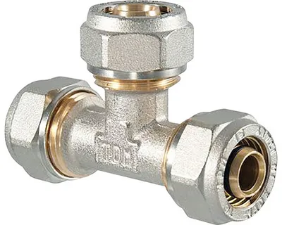 Obrázok produktu pre Skrutkovací fiting TDM AL/PEX T-kus redukovaný 26x16x26