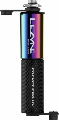 Image de Mini pompe à vélo Lezyne Pocket Drive Pro HV Neo Metallic/Noir