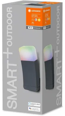 Image de WiFi Smart et lampe d'exterieur courbe multi - Gris fonce