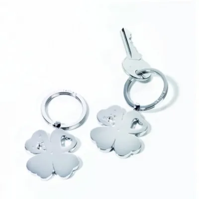 Produktbild von TROIKA KR9-30/CH, Schlüsselanhänger, Silber, Chrom, Metall, Silber, 40 mm, 4 mm, 40 g