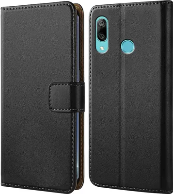 Produktbild von Handy Tasche für Huawei Y7 (2019) Schutzhülle Bookstyle Etui Klapphülle Wallet Flip Cover Case Schwarz