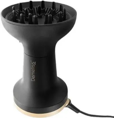 Produktbild von Haartrockner mit Diffusor DEMELISS SAINT ALGUE CURLS DEFINER, 3 Geschwindigkeiten/Temperaturen, Diffusor- und Kammaufsatz, Schwarz