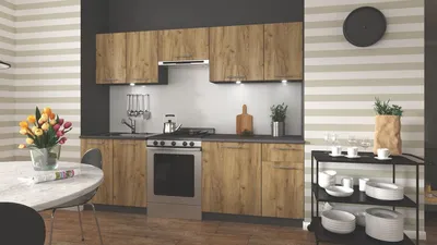 Produktbild von Halmar Kuchyňa Daria 240 - dub craft / antracit