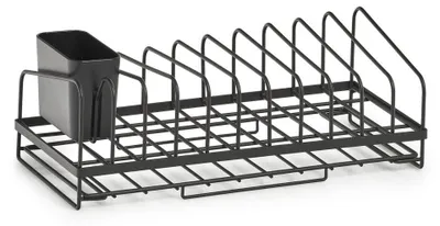 Produktbild von Zeller ausziehbarer Abtropfständer, Metall, 36,8 x 17,5 x 13,5, schwarz