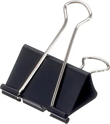 Produktbild von MAUL Foldback-Klemmer mauly® Federstahl Metall 12 Stück 15 mm schwarz