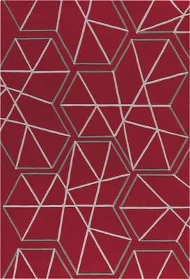 Produktbild von Spirit AE 3112 Rot / Grau 140cm x 200cm
