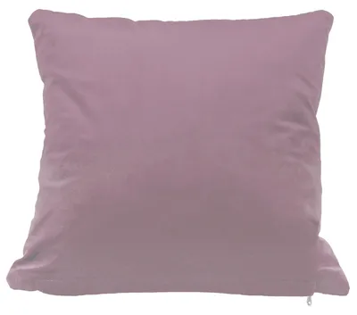 Produktbild von Kissenhülle altrosa 40x40 Samt weich Kissenbezug Sofakissen Dekokissen Reißverschluss