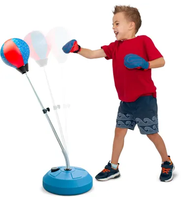 Immagine prodotto di Omgoods - Sacco da boxe autoportante per bambini e adulti - Altezza regolabile