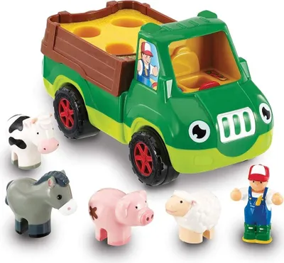 Produktbild von WOW Toys Spielzeug LKW Freddie Farm Truck Bauernhof Spielset für Kinder