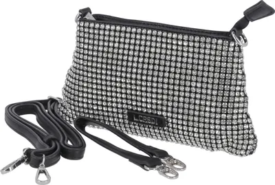 Produktbild von L.Credi Damen Abendtasche/ Clutsch/ Umhängetasche OLIVIENNE Silber vegan -