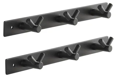 Produktbild von SOTECH Hakenleiste Blackline Cora V – 3 Haken (2 Stück)