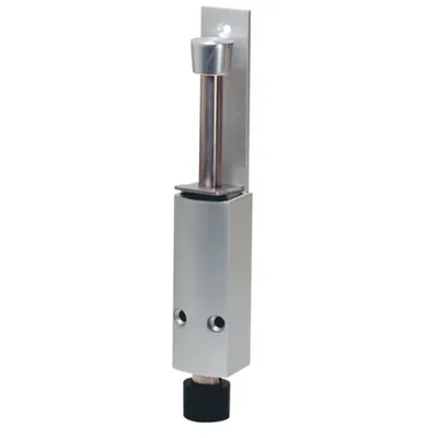 Produktbild von Woelm Türfeststeller KWS 1222.02 60mm Hub Aluminium silberfarbig einbrennlackiert - 1222.02