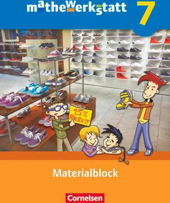 Produktbild von mathewerkstatt 7. Schuljahr. Materialblock. Mittlerer Schulabschluss - Allgemeine Ausgabe