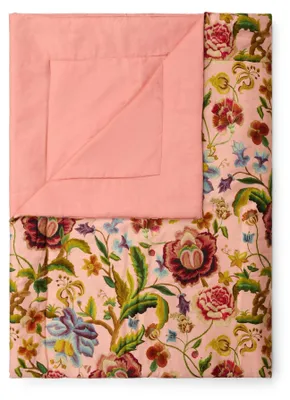 Produktbild von Bettdecke Roselina – Blumenmuster – Abendrose – 220x265 cm