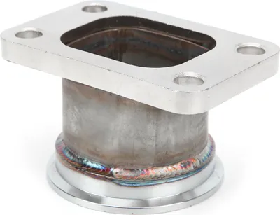 Image de Adaptateur de bride turbo pour T3 4 boulons sur bande V 2,5 pouces Adaptateur de conversion en acier inoxydable
