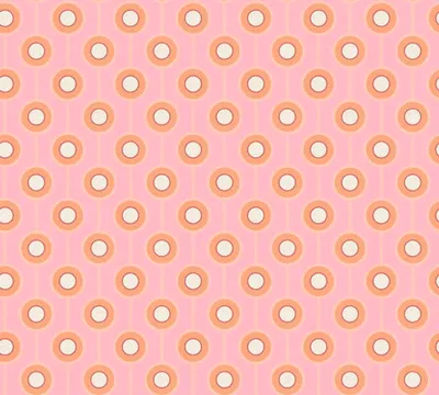Image de Papier peint intissé 39537-3 Retro Chic cercle rose