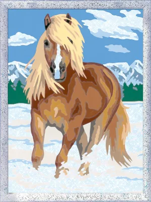 Imagen del producto de Haflinger en la nieve. Ravensburger, 28780