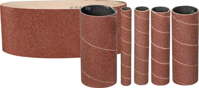 Obrázek produktu pro Sada brusných papírů GÜDE K240 610mm brusný pás brusné objímky 6 kusů