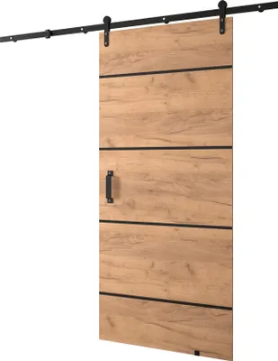 Produktbild von Schiebetür Zimmertür Tür mit Griffstange LOFTIKO IV 90 cm