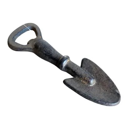 Produktbild von Flaschenöffner Schaufel Gusseisen antikbraun L14cm