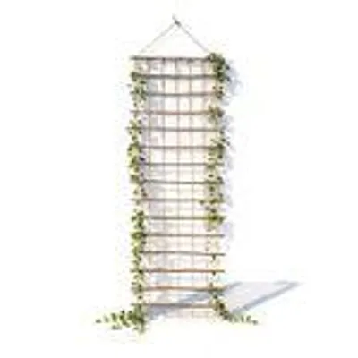 Produktbild von Floranica Rankhilfe 150 x 30cm Rankgitter aus Ökologische Weide für den Garten Balkon und Terrasse für Kletterpflanzen