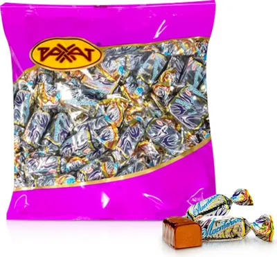 Produktbild von Schokokonfekt - Lastotschka, mit Zitronengeschmack, 1 kg
