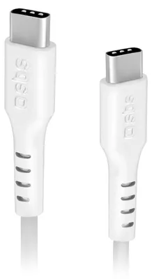 Produktbild von SBS USB-C zu USB-C Kabel 1,5m weiß