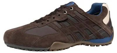 Zdjęcie produktu dla Geox U Snake K, męskie buty sportowe, model U4207K 022EK C6222, wykonane z zamszu, kolor: brązowy, rozmiar: 45 EU