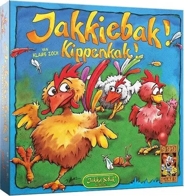 Produktbild von 999 Games Jakkiebak! Kippenkak!, Brettspiel, Lernen, 4 Jahr(e), Familienspiel