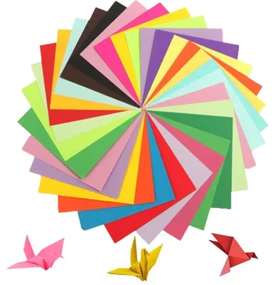 Origami-Papier 100 Blatt, 20x20 cm, 20 Farben, doppelseitig