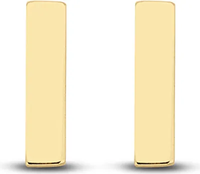 Produktbild von New Bling Goud 9NBG-0073 Oorknop Staafje - Glad - 6mm - Goud