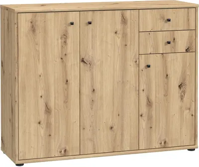 Produktbild von Kommode Holzschrank Schrank Anrichte Beistellschrank Standschrank "Tembi IV" Artisan Eiche