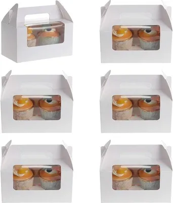 Obrázek produktu pro Krabička na 50 cupcaků s okénkem a uchem